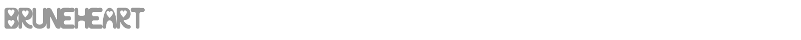 Bruneheart font preview